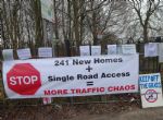 Swinton residents hold Santa protest to defy Bellway Homes